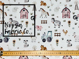 Ford Cotton Lycra Digital Print Fabric