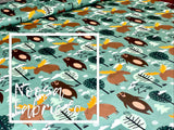 Dale Cotton Lycra Digital Print Fabric