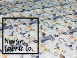 Rhodes Cotton Lycra Digital Print Fabric