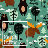 Dale Cotton Lycra Digital Print Fabric