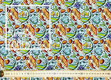 Jennifer Cotton Lycra Digital Print Fabric