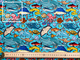 Mortimer Cotton Lycra Digital Print Fabric