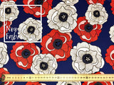 Poppy Design 3 Woven Digital Print Fabric