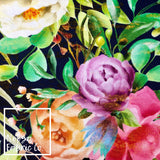 Evelyn Cotton Lycra Digital Print Fabric