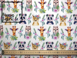Heather Woven Digital Print Fabric