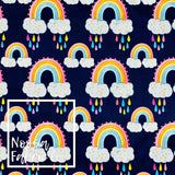 Emmerson ‘Navy’ Woven Digital Print Fabric