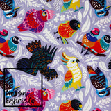 Henrietta 'Lilac' Woven Digital Print Fabric