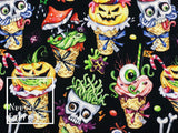 Ice Scream Woven Digital Print Fabric