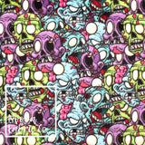 Zombies Pre-Laminated Minky