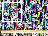 Cancer Print #6 (18+/Adult) Cotton Lycra Digital Print Fabric