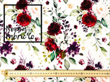 Genevieve ‘White’ Woven Digital Print Fabric