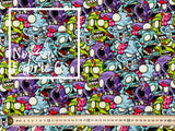 Zombies ‘Larger Scale’ Cotton Lycra Digital Print Fabric
