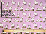 Shauna 'Lilac' Woven Digital Print Fabric