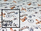 Alfred Cotton Lycra Digital Print Fabric
