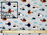 Huey Cotton Lycra Digital Print Fabric