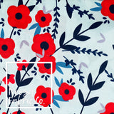 Poppy Design 9 Woven Digital Print Fabric