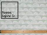 Caitlyn 'Soft Duck Egg' Woven Digital Print Fabric