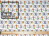 Heather SMALL SCALE Woven Digital Print Fabric