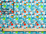 Ron Woven Digital Print Fabric