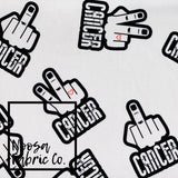 Cancer Print #4 (18+/Adult) Cotton Lycra Digital Print Fabric