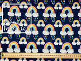 Emmerson ‘Navy’ Woven Digital Print Fabric