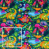 Dina SMALL SCALE Woven Digital Print Fabric
