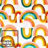 Royce ‘White’ Woven Digital Print Fabric