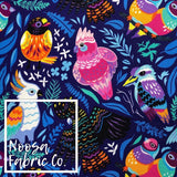 Henrietta 'Purple' Woven Digital Print Fabric