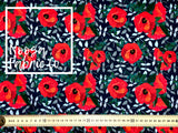 Poppy Design 5 Woven Digital Print Fabric