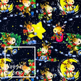 Christmas Design 27 Woven Digital Print Fabric