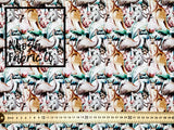 Gary Cotton Lycra Digital Print Fabric