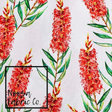 Adelaide ‘White’ Woven Digital Print Fabric