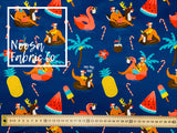 Christmas Design 23 Woven Digital Print Fabric