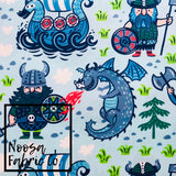 Bjorn Woven Digital Print Fabric