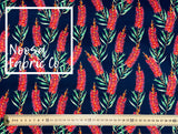 Adelaide 'Navy' Woven Digital Print Fabric