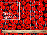 Poppy Design 7 Woven Digital Print Fabric