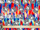 Cancer Print #5 (18+/Adult) Cotton Lycra Digital Print Fabric