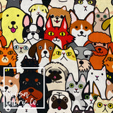 Baxter Woven Digital Print Fabric