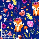Peta ‘Blue’ Woven Digital Print Fabric