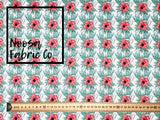 Poppy Design 8 Woven Digital Print Fabric