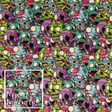 Zombies Woven Digital Print Fabric
