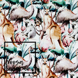 Gary Cotton Lycra Digital Print Fabric