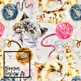 Tiddles Woven Digital Print Fabric