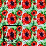 Poppy Design 4 Woven Digital Print Fabric