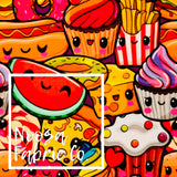 Nellie Cotton Lycra Digital Print Fabric