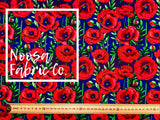 Poppy Design 10 Woven Digital Print Fabric