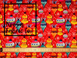 Christmas Design 33 Woven Digital Print Fabric