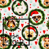 Christmas Design 35 Woven Digital Print Fabric