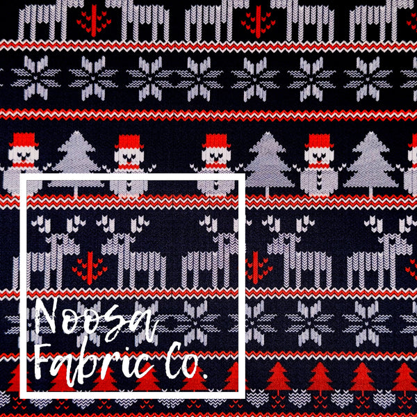 Christmas Design 16 Woven Digital Print Fabric