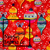 Christmas Design 33 Woven Digital Print Fabric